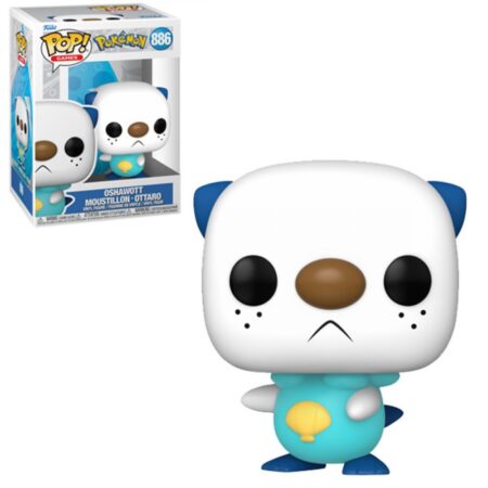 Oshawott / Moustillon Pokémon Pop!  N°886 Games Vinyl Figurine 9 cm