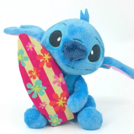 DISNEY - Stitch - Peluche Stitch avec Planche de Surf - 25cm