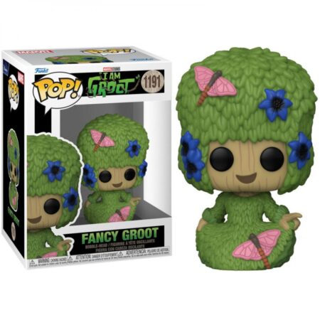 Baby Groot Coiffure fleurie N°1191 Les gardiens de la Galaxie Pop ! Figurine 9cm