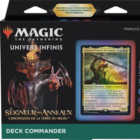 Magic the Gathering Le Seigneur des Anneaux : chroniques de la Terre du Milieu deck Commander VF LES ARMÉES DU MORDOR