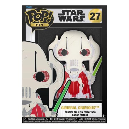 Star Wars POP! Pin pin's émaillés General Grievous 10 cm N°27