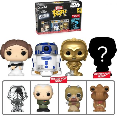 Star Wars Bitty Pop! 4 minis Pop! Coffret Leia figurine 2,5 cm