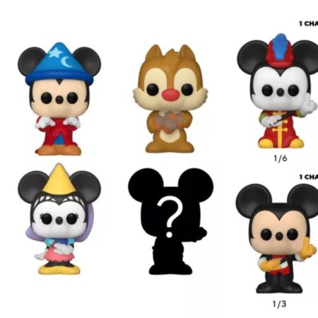 Disney Bitty Pop! 4 mini Pop! Coffret Mickey sorcier 2,5 cm