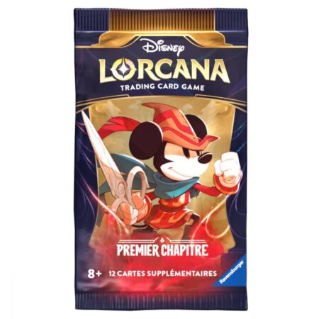 Disney - LORCANA - Premier chapitre - Booster de 12 cartes - Version française (VF)