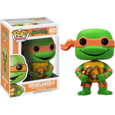 Michelangelo N°62 POP! Tortues Ninja Vinyl figurine 9 cm occasion très bon état