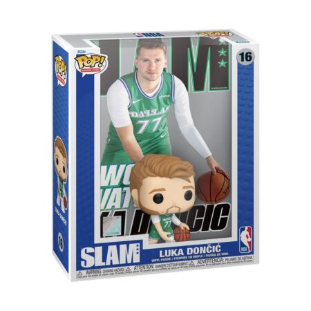 Luka Doncic N°16 Cover Slam Pop! NBA Figurine 9cm