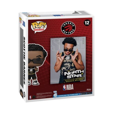 Scottie Barnes N°12 Cover Slam Pop! NBA Figurine 9cm