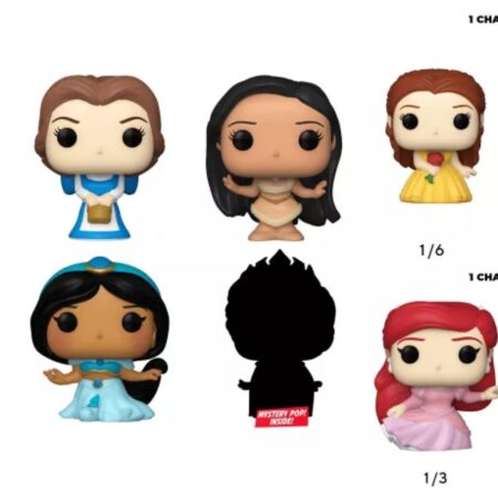 Disney Bitty Pop! 4 mini Pop! Coffret Belle Princesses 2,5 cm