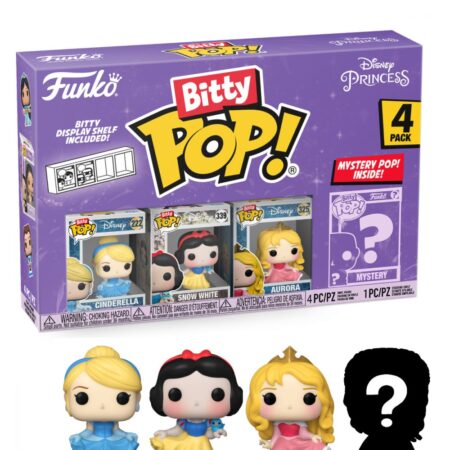 Disney Bitty Pop! 4 mini Pop! Coffret Cendrillon Princesses 2,5 cm