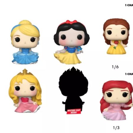 Disney Bitty Pop! 4 mini Pop! Coffret Cendrillon Princesses 2,5 cm