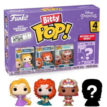 Disney Bitty Pop! 4 mini Pop! Coffret Raiponce Princesses 2,5 cm