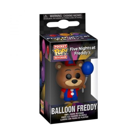 Five nights at Freddy's porte-cl?©s Pocket POP! Vinyl Freddy avec ballon 4 cm (FNAF)