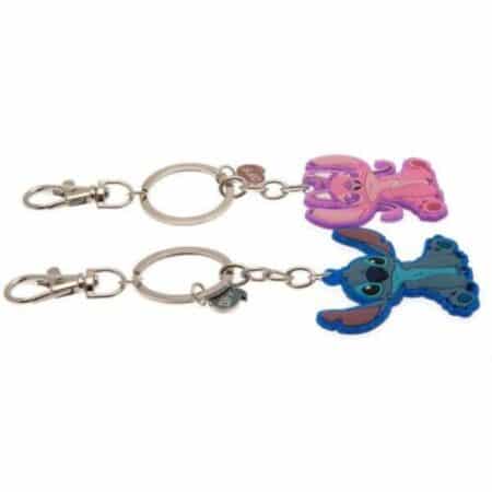 Disney Stitch & Angel - Set de 2 Portes-Clé BFF en Métal et PVC