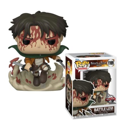 Attack On Titan POP!  - S3 - Battle Levi N° 1169 Special Edition figurine vinyl 9cm