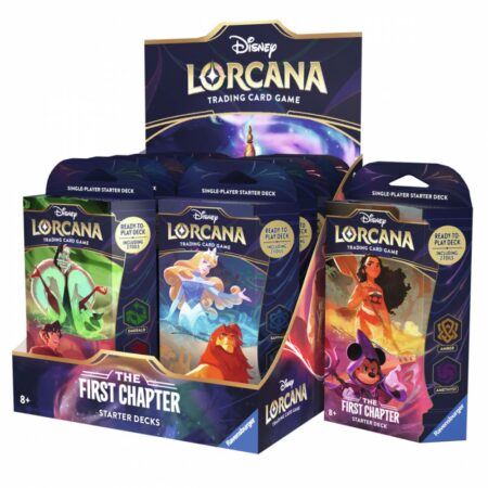 Disney - Lorcana - Lot de 12 Deck de démarrage Chapitre 1 - Version Anglaise