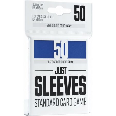 Gamegenic : 50 Just Sleeves - Standard Card Game Blue