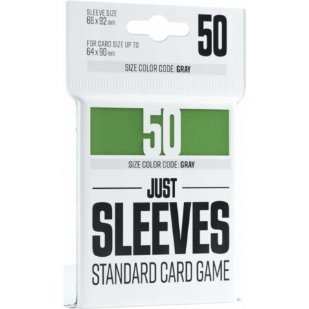 Gamegenic : 50 Just Sleeves - Standard Card Game Vert (Green)