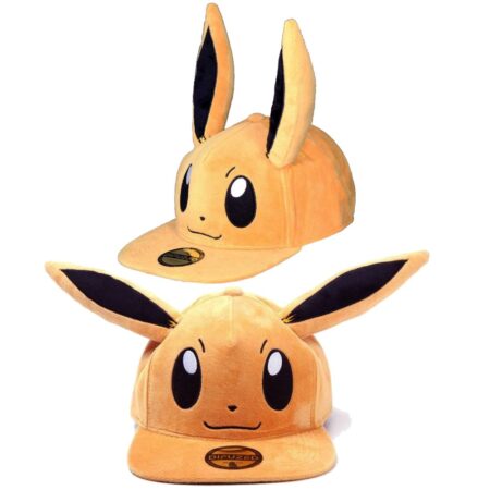 Pokémon - Pokemon - Mode - Casquette - Evoli / Eevee- VERSION PELUCHE