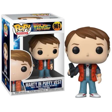 Retour vers le Futur POP! Marty in Puffy Vest N° 961 Figurine Vinyl 9 cm (Back To The Future)