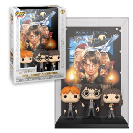 Harry Potter Pop Movie Poster Sorcerer's Stone ( harry, hermione, ron)