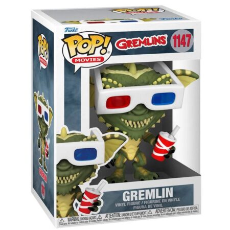 Gremlins Pop ! Gremlin avec lunettes 3D N°1147 Figurine Vinyle 9 cm