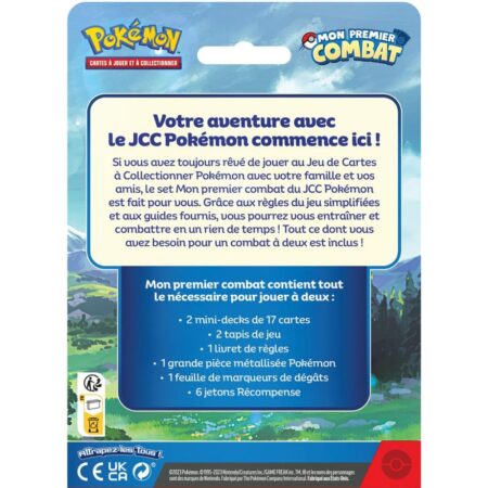 Pokémon : Deck de démarrage Pikachu et Bulbizarre - Mon premier combat VF