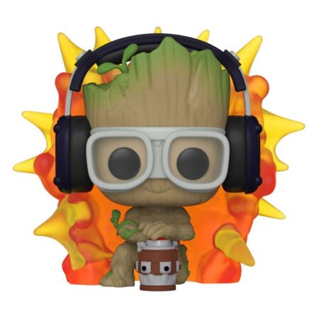 Groot avec Détonateur POP! N°1195 Figurine Vinyl I AM GROOT