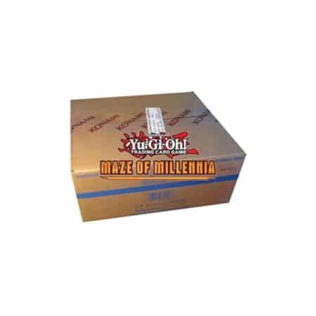 Carton scellé (Case) de 12 boites de 24 boosters Yu-Gi-Oh! Le Labyrinthe du Millenaire (Maze of Millennia) MZMI