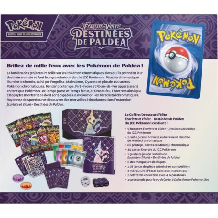 Coffret dresseur d'élite Pokemon -  Destinées de Paldéa VF (Français)