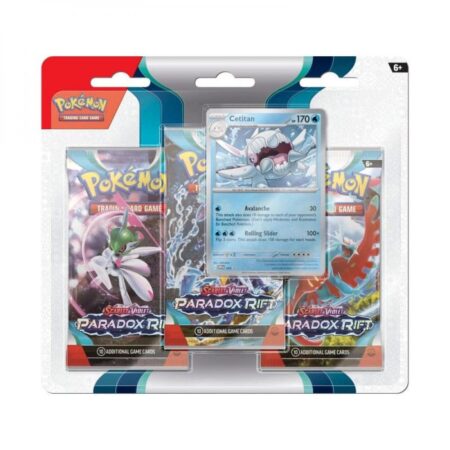 Pokémon EV04 Tri-pack Faille Paradoxe Vo (Anglais)