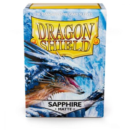 Dragon Shield Matte Sapphire 100 pochettes