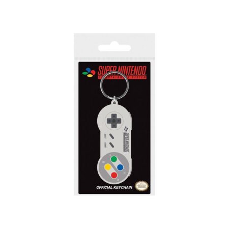 Nintendo porte-clés caoutchouc SNES Controller 6 cm