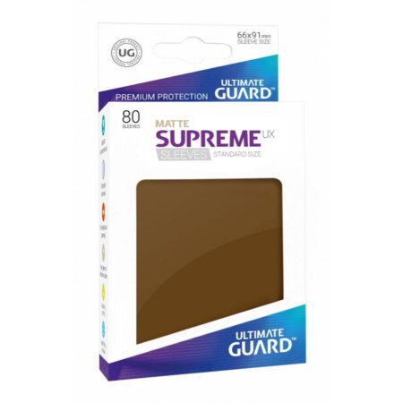 Ultimate guard Supreme Sleeves matte Maron 80 standard size