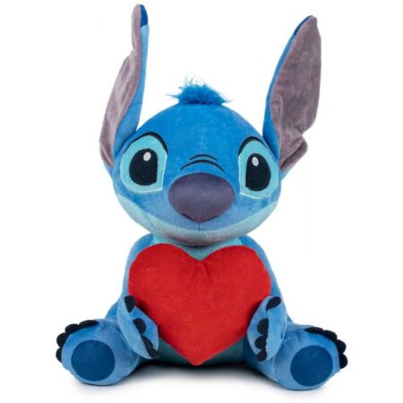 LILO & STITCH - Stitch Coeur - Peluche Sonore - 30cm