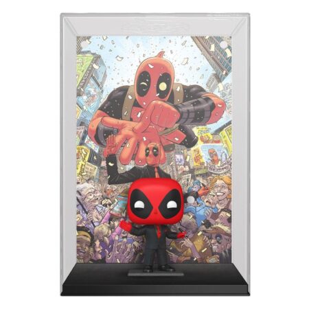 Marvel POP! Comic Cover Vinyl Figurine N°1 Deadpool in Black Suit 9 cm