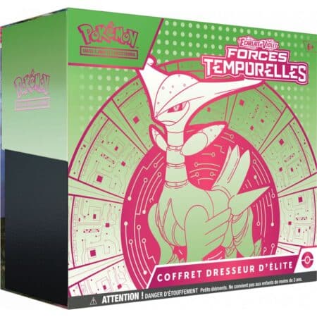 Pokémon EV05 : Coffret Dresseur d'Élite - Forces Temporelles Vert-de-Fer Écarlate et Violet