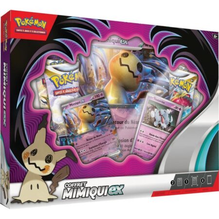 Pokémon - Pokemon - Coffret - 4 boosters - Mimiqui-Ex