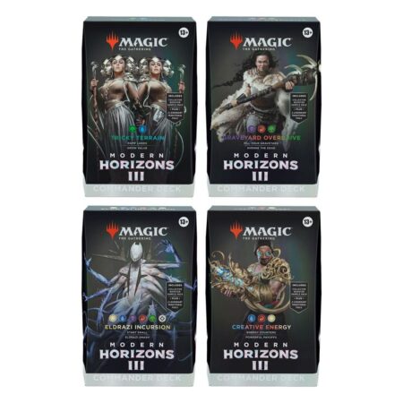 Magic The Gathering Horizons du Modern 3 : Commander Set des 4 Decks VO (Anglais)