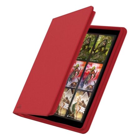 Ultimate Guard Zipfolio 480 - 24-Pocket XenoSkin (Quadrow) - Rouge