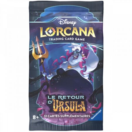 Disney LORCANA - Quatrième Chapitre : Le Retour D'Ursula - Lot de 3 Boosters - Français (FR)