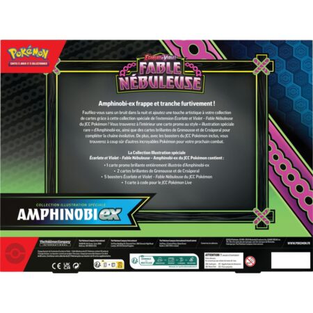 Pokémon EV6.5 : Fable Nébuleuse Coffret Amphinobi Ex Collection Spéciale - PRÉCOMMANDE