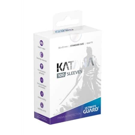 Ultimate Guard 100 pochettes Katana Sleeves taille standard Transparent