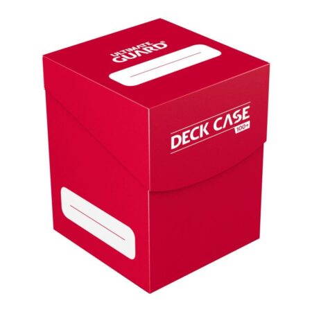 Ultimate Guard boîte pour cartes Deck Case 100+ taille standard Rouge