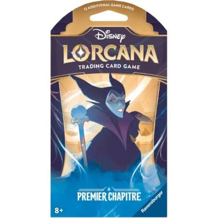 Disney Lorcana  Booster Premier chapitre Maléfique sous blister de 12 cartes - Version française (VF) - REPRINT 2023 FR02