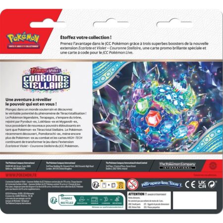 Pokémon EV7 : Couronne Stellaire Tri Pack Forgelina