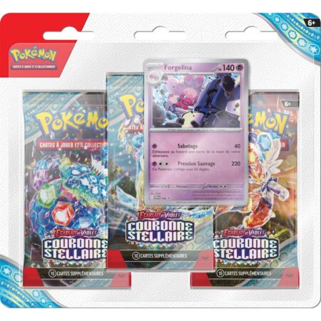 Pokémon EV7 : Couronne Stellaire Tri Pack Forgelina