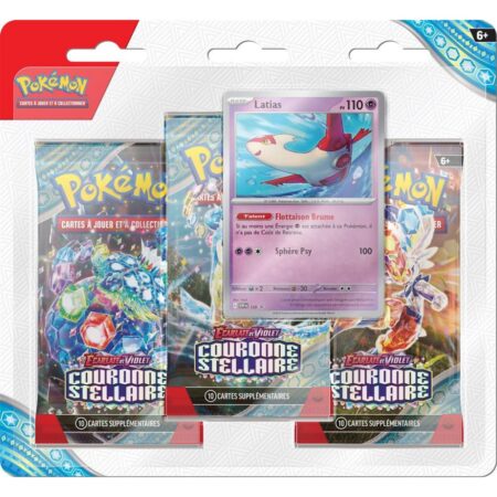 Pokémon EV7 : Couronne Stellaire Tri Pack Latias