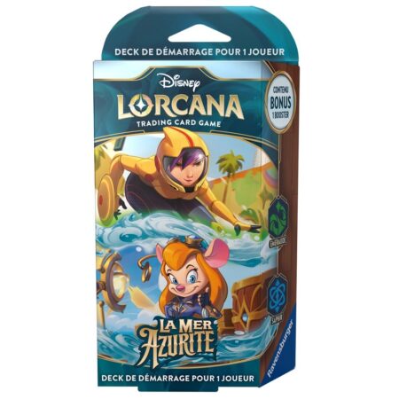 Disney LORCANA - Sixième Chapitre : La Mer Azurite - Deck Gogo et Gadget (Émeraude Saphir) - Français (VF) - PRÉCOMMANDE