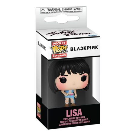 Blackpink présentoir porte-clés Pocket POP! Vinyl Lisa 4 cm