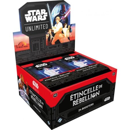 STAR WARS Unlimited - Étincelle de rébellion - Boîte de 24 Boosters - Français (VF)